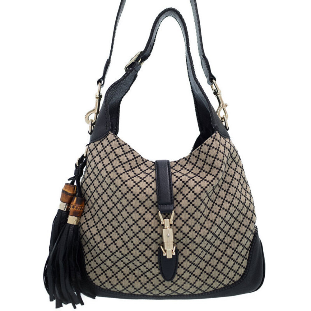 GUCCI Diamante Jackie Shoulder Bag